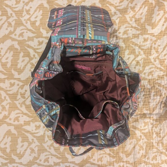 Vera Bradley NWOT Nylon Backpack - City Twill pattern? - Picture 5 of 11